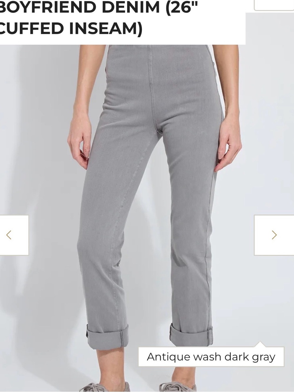 NWT Knit Denim Cuffed Pants